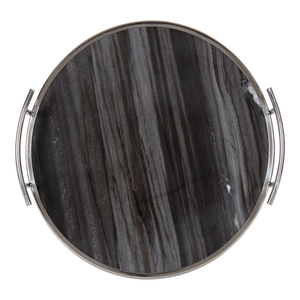 Modern Metal Serving Tray Decorative Food Platter for Dining <b>Table</b> and Kitchen At Best Price - Product Image 1