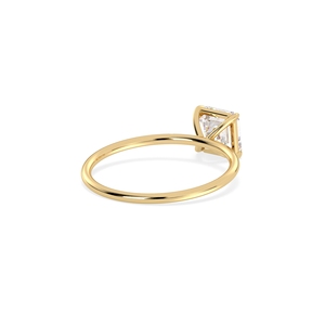 REYES New Arrival HPHT CVD Lab Grown Diamond Solitaire Rings in 14K Solid Yellow Gold Everyday Wear Fine Jewelry For Women - Product Image 6