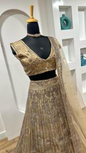 Indian Ethnic Party Wear for Wedding and Festive Function in Heavy Sequins Zari Work Lehenga Choli for Women Fancy Trendy Outfit - Product Image 5