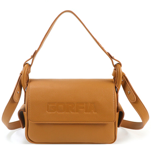 Bolso de Mano de Diseño para Mujer, con Logotipo en Relieve, Simple y Elegante, de Cuero PU Impermeable, con Correa de Hombro Desmontable - Product Image 1