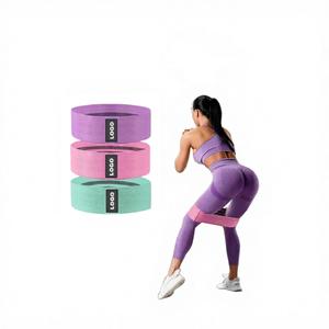 Juego de bandas elásticas personalizadas para gimnasio, material de látex TPE, bandas de resistencia para entrenamiento prolongado, yoga, fitness - Product Image 1