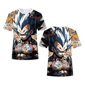 เสื้อยืดพิมพ์ลายดิจิทัลลายอนิเมะฮีโร่สำหรับผู้ชาย |   เสื้อยืดลายมังงะนักรบความละเอียดสูง |   เสื้อกราฟิกประสิทธิภาพสูงระบายอากาศได้ดี - Product Image 1