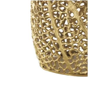 Vase à fleurs de table en fer forgé de style côtier, écologique, pour appartement loft, intérieur urbain moderne, en métal de qualité supérieure - Product Image 4