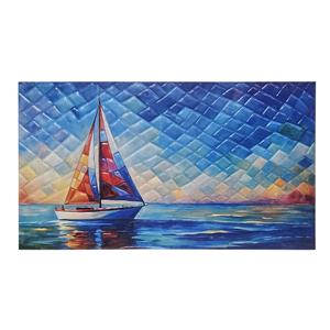 Nouvelle Arrivée : Panneau Mural 3D en Métal Gaufré avec Impression UV pour Décoration Murale de Salon, Art Mural Personnalisable en Taille et Forme - Product Image 4