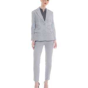 Fashion Ladies Business Suit <b>Blazer</b> And Trouser <b>Set</b> Classic Office Wear Formal Clothing Custom Design - Product Image 6