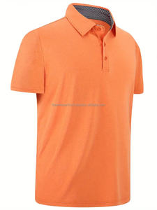 Camisas de golf de verano de estilo informal para hombre, polos con diseño de solapa de manga corta desgastados, polos para hombre - Product Image 5