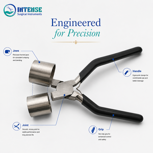 Pince à former concave professionnelle pour la fabrication de bijoux, en acier inoxydable, pour plier et façonner les boucles, avec poignée confortable - Product Image 3