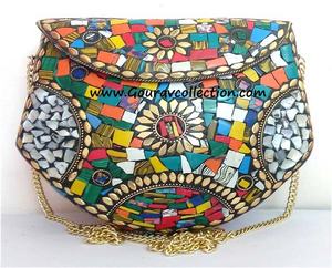 กระเป๋าคลัทช์โลหะสไตล์โบฮีเมียน GC-BG-405แฟชั่นสำหรับใส่ไปงานปาร์ตี้ออกแบบได้ตามต้องการ - Product Image 1