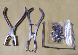 Kit de Démarrage Premium 18 Pièces pour Digue Dentaire, pour Procédures d'Isolation, avec Cadre en Acier Inoxydable de Précision, Pince Perforatrice et Ensemble d'Instruments - Product Image 3