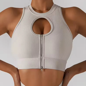 New Arrival Best Quality High Quality Women Sports Bra Breathable Front Logo Customized High Support Eco-Friendly in Best Price - Product Image 1