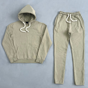 Survêtements pour hommes surdimensionnés, coupe décontractée, vêtements de sport confortables, tenue de jogging élégante, ensemble d'entraînement streetwear décontracté - Product Image 1