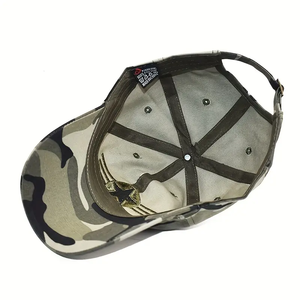 แผงพรางหมวกยี่ห้อที่มีโลโก้ที่กําหนดเองจากเวียดนามพรางหมวกหมวกติดตั้งที่มีคุณภาพสูงโลโก้หมวกสําหรับผู้ชายเดิม - Product Image 4