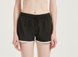 Shorts de sport et de course pour femme, taille haute, vintage, respirants, 100 % coton, directement de l'usine - Product Image 5