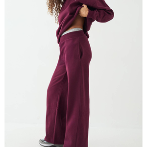 Pantalones Deportivos Personalizados para Mujer, Pantalones de Chándal con Forro Polar para Invierno, Cintura Alta, Holgados, Casuales, con Bolsillos - Product Image 6