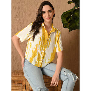 Camisa Casual de Verano con Botones, Hecha de Rayón Ligero y Transpirable, con Cuello de Camisa para Mayor Comodidad Durante Todo el Día - Product Image 4