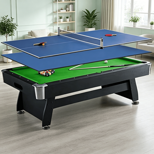 Table <span class=keywords><strong>de</strong></span> billard multifonction 3 en 1 en MDF <span class=keywords><strong>de</strong></span> 7 pieds fabriquée en Chine, avec système <span class=keywords><strong>de</strong></span> retour automatique des billes - Product Image 4