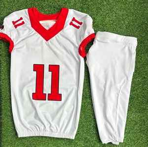 Uniformes Totalmente Personalizados, Transpirables, Talla Personalizada, Cómodos, Alta Calidad, Precio Razonable, Uniforme de Fútbol Americano - Product Image 4