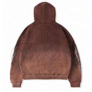 Nueva Llegada de Sudaderas con Capucha para Hombre de Alta Calidad, Venta al por Mayor de Fábrica, Diseño Personalizado, Sudadera con Capucha de Moda con Pedrería para Hombre - Product Image 5