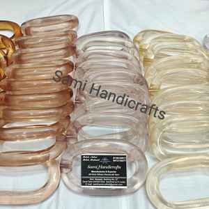 Cadenas de Resina con la Mejor Combinación de Colores, Tamaño Grande y Opciones Transparentes o Multicolores, Estilo Moderno para Regalos por Sami Handicraft - Product Image 3