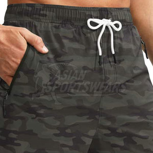 Shorts de bain pour hommes de qualité supérieure, en tissu extensible respirant et écologique, conçus pour la natation, les vacances, les loisirs et les activités de plein air - Product Image 4