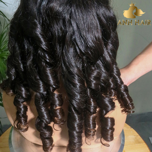 Loose Deep Wave Lace Front <b>Wig</b> Natural <b>Black</b> 100% Vietnamese Human Hair Transparent Lace Glueless Pre-Plucked Wholesale - Product Image 4
