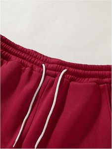 Pantalon de survêtement ample pour homme à imprimé graphique, taille élastique, coupe droite avec poches - Product Image 4
