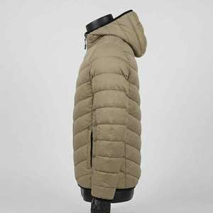 Veste matelassée formelle pour homme, fabriquée en usine, avec fermeture éclair intégrale, logo personnalisé, imperméable, écologique, style streetwear, vente en gros - Product Image 2