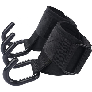 Ganchos de barra de ajuste cómodo para dominadas y entrenamiento de espalda, gancho de levantamiento de pesas con soporte para muñeca - Product Image 2