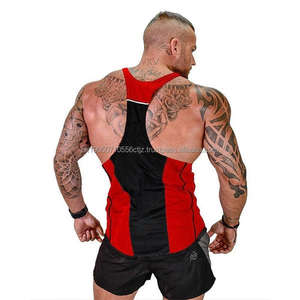 Débardeurs pour hommes vêtements de gym musculation musculation tube de gymnastique logo personnalisé limon respirant avec goutte - Product Image 4