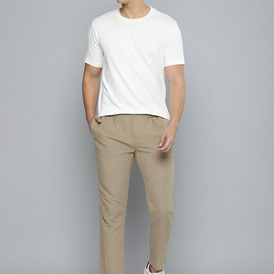 Men's White <b>Half</b> <b>Sleeve</b> O-Neck T-<b>Shirt</b> Oversized Fit 100% Cotton Jersey Casual Breathable Quick Dry Knitted Design 230g - Product Image 5