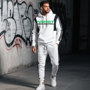 Ensemble de survêtement en tissu enduit résistant aux intempéries pour homme, veste à capuche imperméable, pantalon de jogging actif, équipement de voyage - Product Image 5