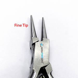 Pince à bec rond en acier inoxydable de haute qualité, outil de précision pour la fabrication de bijoux, pour la bouclage et le pliage de fils, fournisseur OEM - Product Image 2