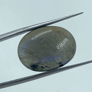 Pierre de labradorite naturelle changeante de couleur, belle pierre précieuse de forme ovale, 17,16 carats - Product Image 1