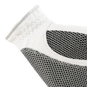 Gants de golf pour hommes en maille à motifs antidérapants, écologiques, non toxiques, best-sellers 2022, cuir de haute qualité, blanc et noir, nouveau design - Product Image 3