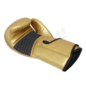 Guantes de boxeo de cuero brillante con impresión de logotipo personalizado ligero y diseño de gimnasio nuevo diseño al por mayor - Product Image 3