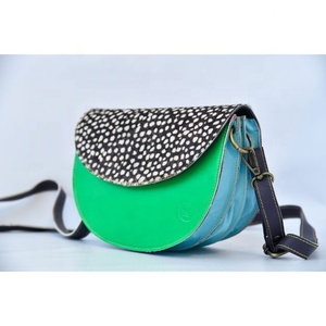 Offre Spéciale en cuir véritable personnalisé luxe imprimé léopard vache cheveux dames conception malté couleur sac à bandoulière offre de prix réduit - Product Image 1