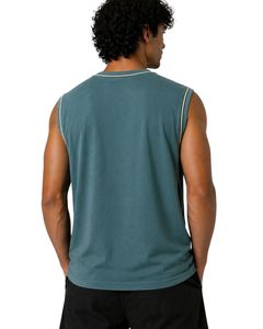 Débardeur Homme Vert Teal Sans Manches en Jersey de Coton Premium – Idéal pour la Gym, le Fitness, et les Loisirs Estivaux – Léger, Respirant, Coupe Ajustée - Product Image 2