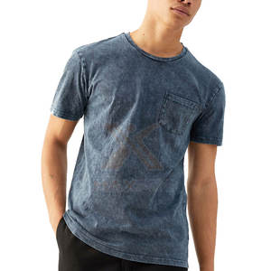T-shirts slim fit au design tendance, vêtements effet délavé, meilleur prix, t-shirts pour hommes, t-shirts de différentes couleurs - Product Image 1