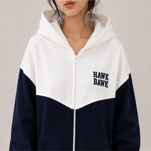 Sudadera con capucha y cremallera para mujer, estilo urbano premium, cómoda para invierno, corte relajado, lujo y confort, tela suave - Product Image 4