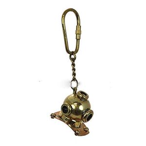 Handmade Solid Brass Nautical Ship Propeller Keychain 3-Blade Marine <b>Keyring</b> with Antique Gold Finish In Cheapest Price - Product Image 5