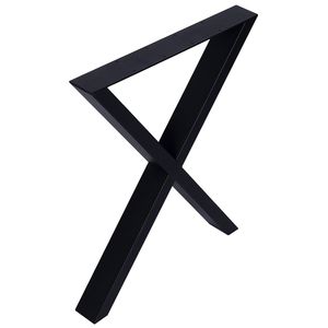 Heavy Duty 28x24 Inch Steel Desk <b>Legs</b> Wide Metal <b>Table</b> <b>Legs</b> for Dining <b>Table</b> & Coffee Desk X <b>Table</b> <b>Legs</b> 2 Set - Product Image 4