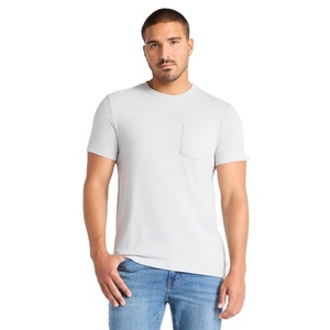 Summer Season Comfortable Breathable Plus Size Men's Solid Color Customizable O Neck Slim Fit 100% Cotton T Shirts - Product Image 4