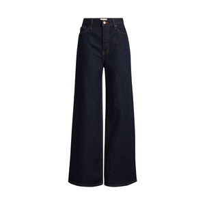 Jean baggy en denim pour femme, couleur et design personnalisés, logo brodé, avec strass, jean délavé pour femme - Product Image 4