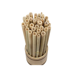 Vietchoice <b>Reusable</b> Biodegradable Bamboo <b>Straw</b> Eco-Friendly Washable BPA Free Durable 200mm Length Laser Engraved Log - Product Image 4