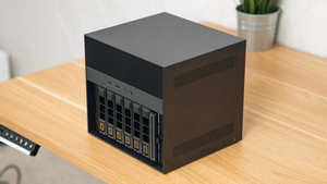 6 Bay NAS <b>Storage</b> Case Hot Swap Server Chassis with Fan <b>USB</b> Front Ports Steel Enclosure for Desktop - Product Image 3