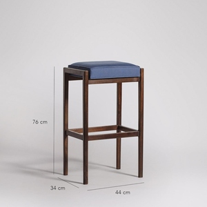 Remus Modern Bar <b>Stool</b> Counter <b>Height</b> Kitchen Furniture Sleek Contemporary Design Cushioned Seat Ergonomic PU Leather Metal Base - Product Image 4