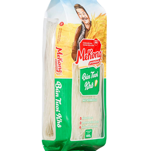 Fideos de Arroz Secos Premium 400g Sin Gluten Alimento Saludable Fabricante Proveedor Fábrica Mayorista OEM de Vietnam - Product Image 1