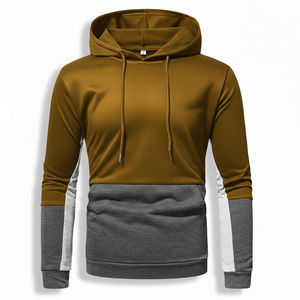 Sudadera con Capucha Personalizada con Logotipo para Hombre, Ropa Deportiva Ecológica, 100% Poliéster, Forro Polar Técnico, Cierre Completo, Diseño sin Forro, Cuello con Capucha, Lisa - Product Image 2