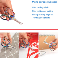 Nouveauté 2026 Ciseaux de broderie artisanaux avec manche motif lapin 4,5 pouces Mani Pick Pocket Fancy Scissors