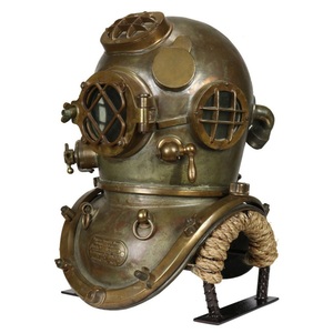 หมวกดำน้ำวินเทจสไตล์โบราณทองเหลือง US Navy Mark V ทำด้วยมือจากโลหะแข็งแรงสำหรับนักดำน้ำมืออาชีพ - Product Image 2